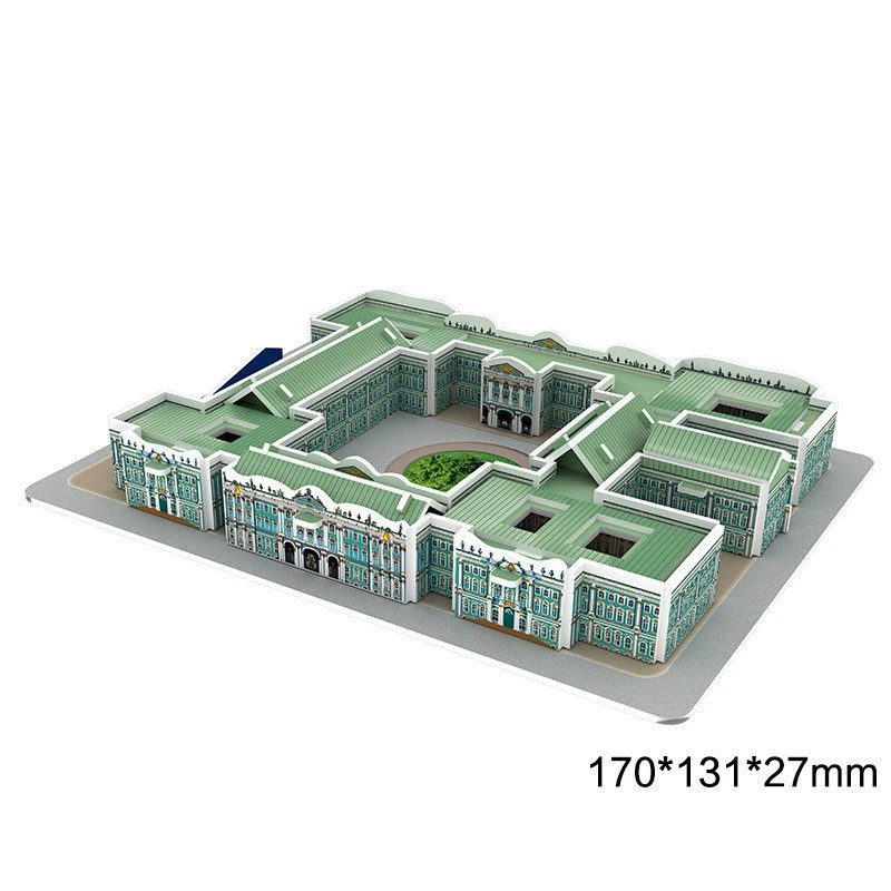 Классический EVA 3D пазл мир знаменитая Архитектурная 3D головоломка DIY Модель Строительные наборы Детские обучающие игрушки, подарки