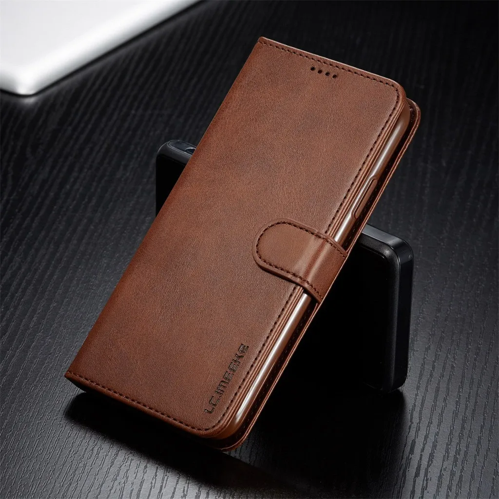 Wallet Case Leather Magnet Flip Cover Case With Card Slot Stand Leather phone Case For iPhone 11 Pro Anti-scratch Phone Case