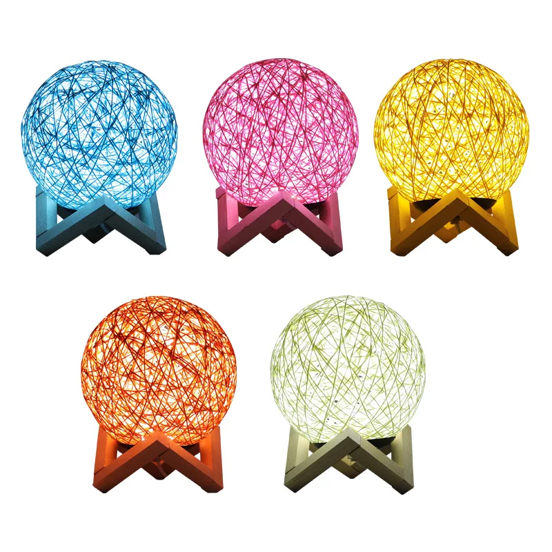 

for Dropship Moon Lamp USB LED Night Light for Home Christmas Decoration Home Decor Creative Gift