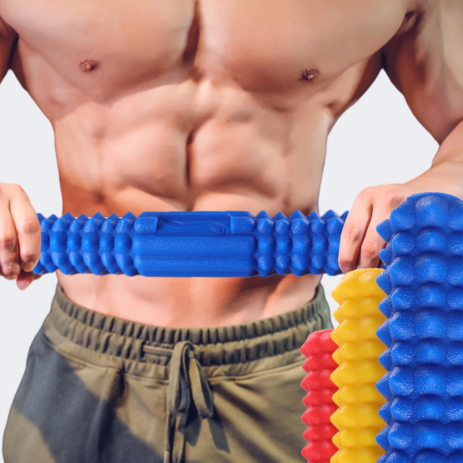 Flex Bar Arm Wrist Roller for Physical Therapy Grip Strength Hand Forearm Twist Exerciser Golfer Rehab Tendonitis Pain | Спорт и