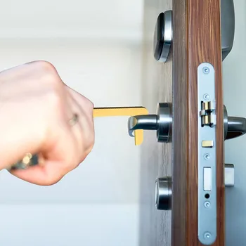 

1PCS Contactless Safety Door Opener Safety Protection Isolation Brass Key Door Opener Hands Free Touchless Foot Door Opener 2020