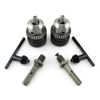 

Excellent Quality Mini Drill Chucks 1.5-13mm Capacity Heavy Key Type Drill Chuck Adapter Conversion Hammer Drill Chuck Tools