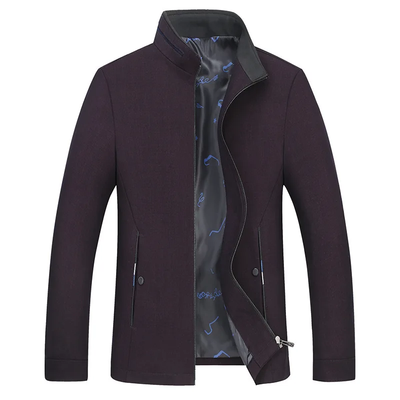 

Autumn Plus Fat plus Size Men's Wear Jacket Fat Fat Man Dad Jacket Shirt Large Size Li Collar Middle Age Leisure Coat