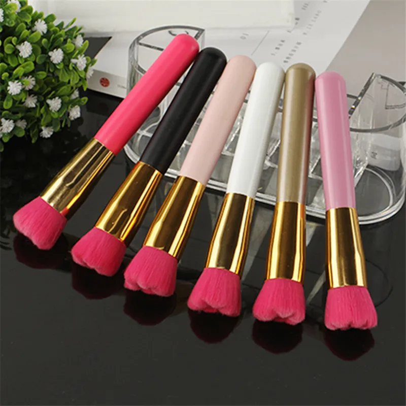 

MECLOVOR NEW Petal Shape Makeup Brush For Blush Soft Hair Pink Flower Beauty Blush Brush Cosmetics Essential Tools Maquiagem