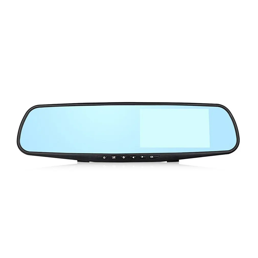 Espejo DVR de 3,5 pulgadas para coche, cámara de salpicadero de coche, grabador de vídeo Digital, lente Dual, cámara de salpicadero