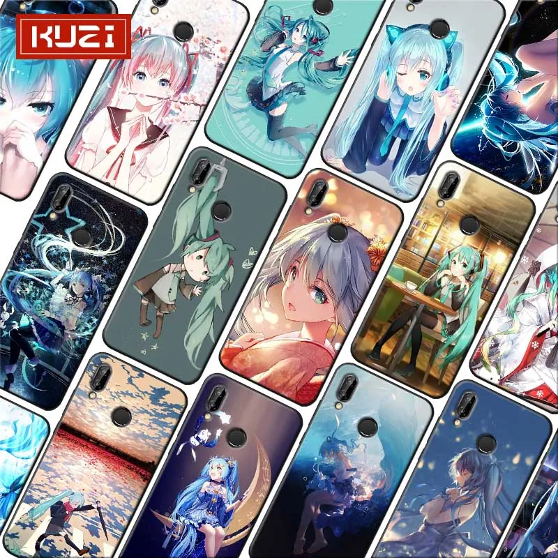 

Anime Girl Hatsune Miku Soft Silicone Phone Case for xiaomi redmi note 7 k20 pro 7 note 5 6 4x 7a