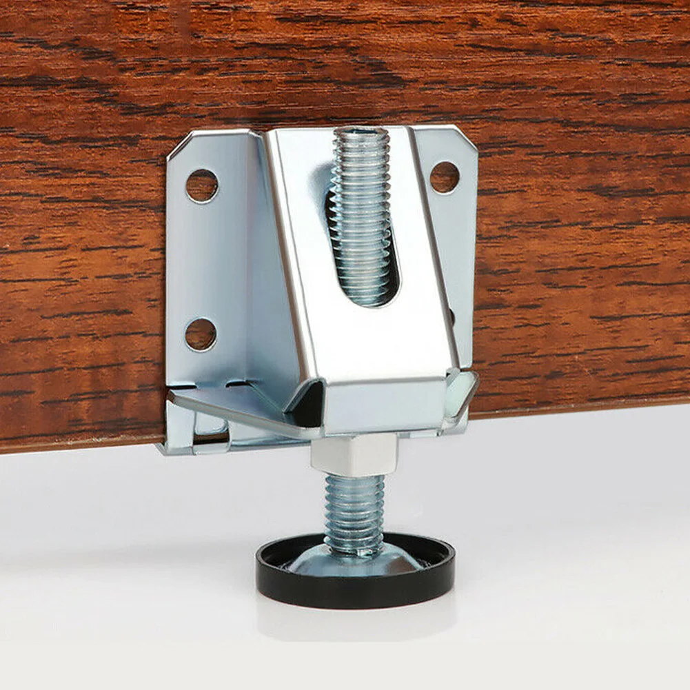 

2pcs Anti Slip Pad DIY Cabinet Home Levelers Feet Shelving Furniture Hardware Adjustable Table Leg Accessories Cold Rolled Steel