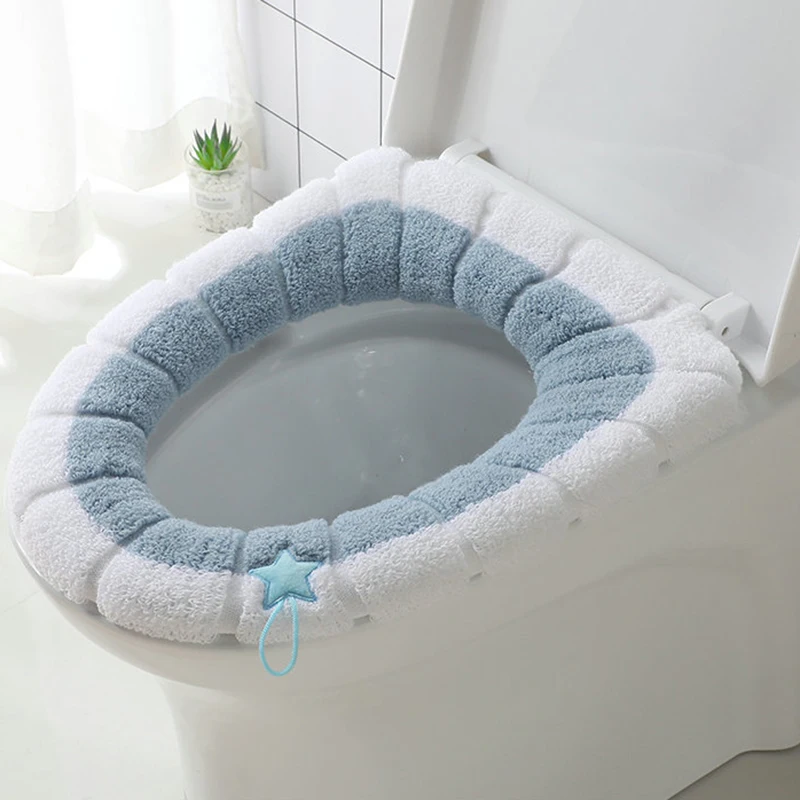 Милое толстое универсальное теплое мягкое моющееся сиденье для унитаза, украшение для дома, сиденье для унитаза, мягкое сиденье для унитаза, аксессуары