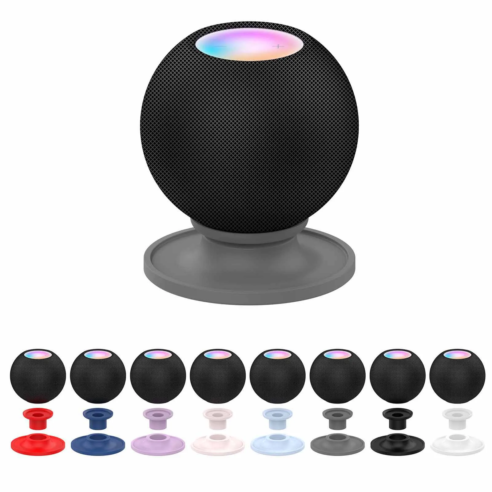 Soporte de altavoz inteligente de madera para HomePod Mini, Base de  escritorio, soporte antideslizante para Audio, accesorios para HomePod Mini  - AliExpress