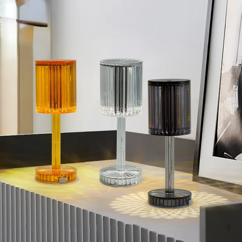 

Spain diamond crystal table lamp wine glass atmosphere lamp creative gift hotel bedside lamp bedroom lamp art deco CL100801