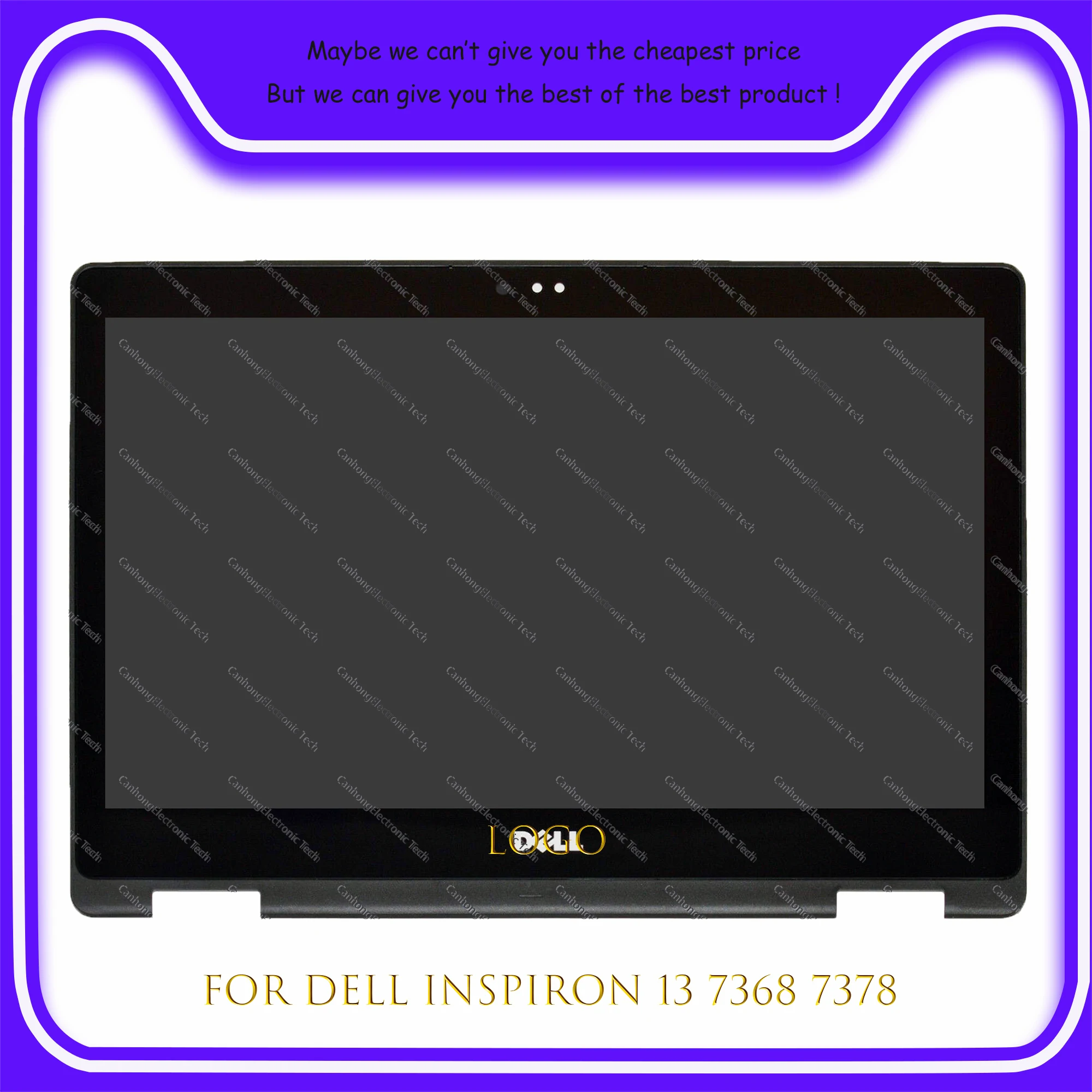 

7KF9N – 13.3″ For Dell Inspiron 13 7368 7378 2-in-1 FHD 1080P Touch Screen LCD LED Widescreen Replacement Assembly WITH Bezel