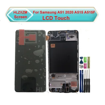 

Super AMOMLED Original LCD For Samsung A51 2020 A515 LCD A515F lcd For Samsung A515 A515F LCD Screen Touch Digitizer Assembly
