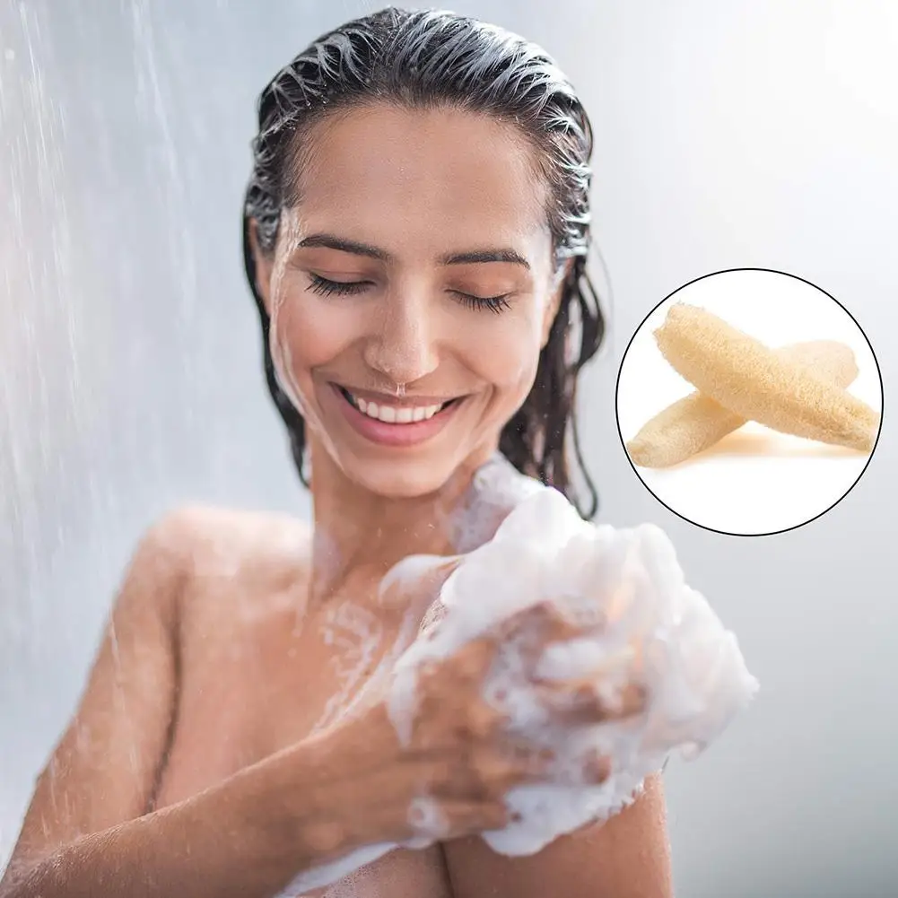 Натуральная полная Loofah Чистящая щетка Скраб отшелушивающая биоразлагаемая мочалка-губка коврик кухонные инструменты для уборки ванной комнаты