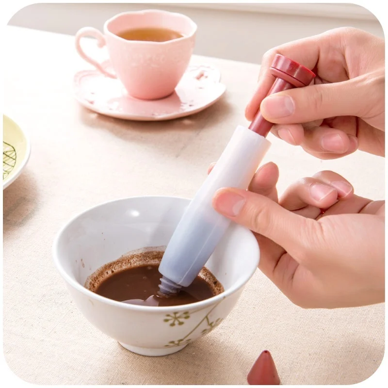 SOLEDI Cake Painting Silicone Pen Wilton Cake Decorating Decor 1Pc Cream Pastry Writing