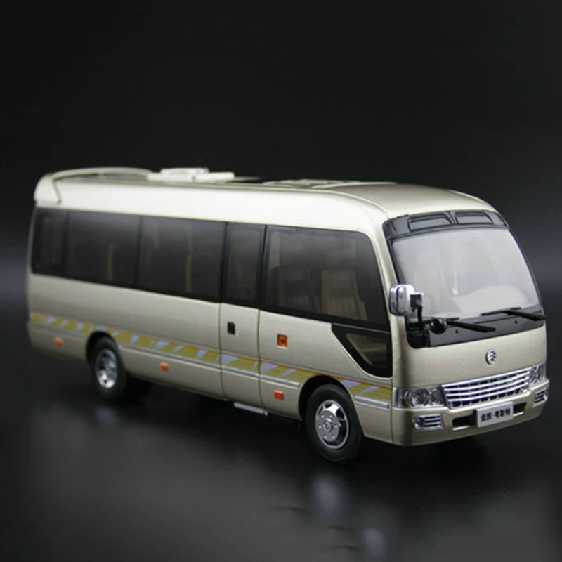 US $117.98 Coaster Middle Bus Van Model Toy 124 Coaster Van Bus Vehicle Auto Alloy metal Model Toy DieCast For Collection