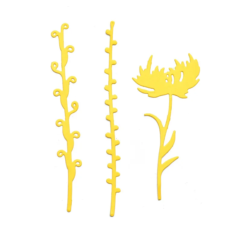 

GJCrafts Flower Dies Branch Metal Cutting Dies for Card Making Scrapbooking Dies Embossing Cuts Stencil Craft New 2019 for Dies