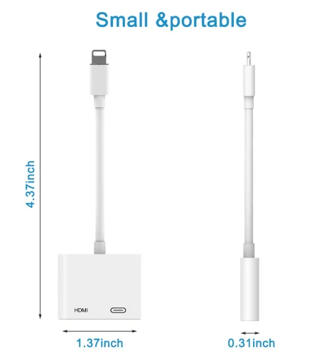 Адаптер сотового телефона Snowkids для Ligtning к HDMI usb-хаб