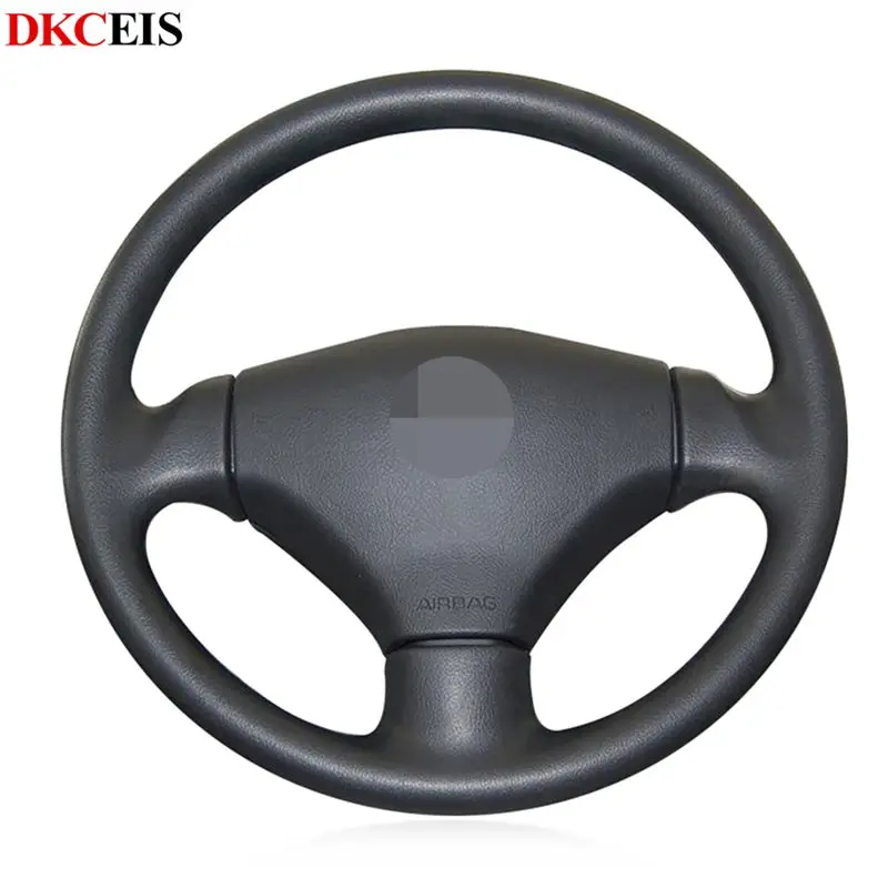 Сшитая вручную Черная мягкая искусственная кожа для Peugeot 2008 2013 2019 208 2011 2019|Чехлы на