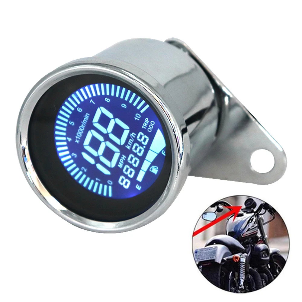 Universal Motorcycle Digital Gauge Speedometer tachometer