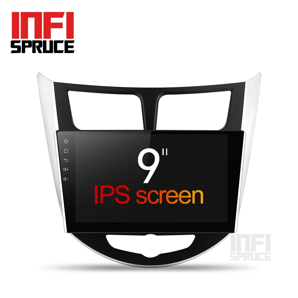 Clearance For Hyundai Solaris accent Verna i25 car dvd IPS  Android with gps navigation radio video car stereo multimedia player 1