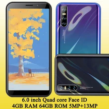 6.0 polegada 8c android face id 4gram 64grom quad core desbloqueado versão global smartphones 13mp telefones celulares originais celulares telefone