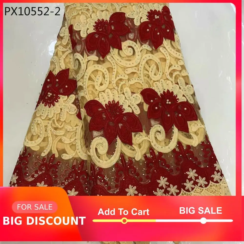 Большое кружево вышивка гипюровая ткань оптовая продажа кружева винного бисера