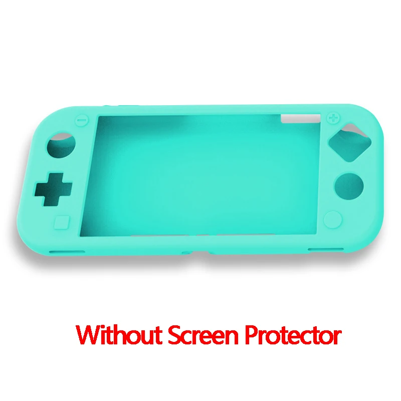 Силиконовый чехол-накладка для Nintendo switch lite, защитный чехол для мини-игр, чехол для рук, Защитная пленка для экрана, Набор для Nintendo NS Lite - Цвет: Цвет: желтый