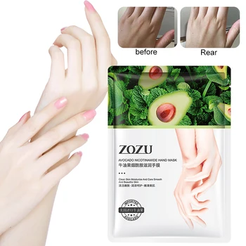 

Shea Butter Nicotinamide Tender Smooth Hand Mask Foot Mask Moisturizing Whitening Skin Care Exfoliating Hands Care Cream TSLM1