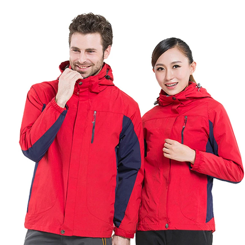 

Couples Camping Jackets Men and Women Warm and Windproof Waterproof Soft Shell Jacket Travel Outdoor Outing Hiking Jacket
