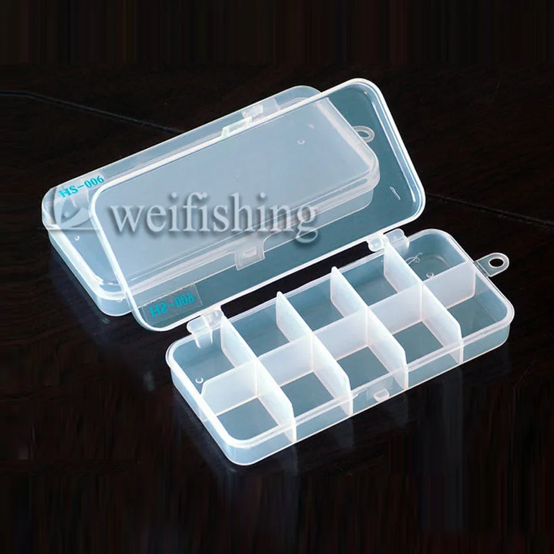 

Authority And Ten Grid Small Accessories Box Fishhook Box Lead Sheet Space Beans 8-shaped Ring Fishhook Storage Box Fishing Gear