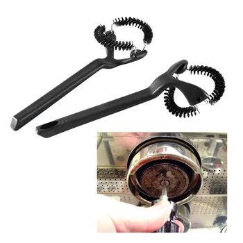 

Semi-Automatic Coffee Machine Clean Brush Grouphead Long Handle Round Brushes Coffee Grinder Cleaning Accessories