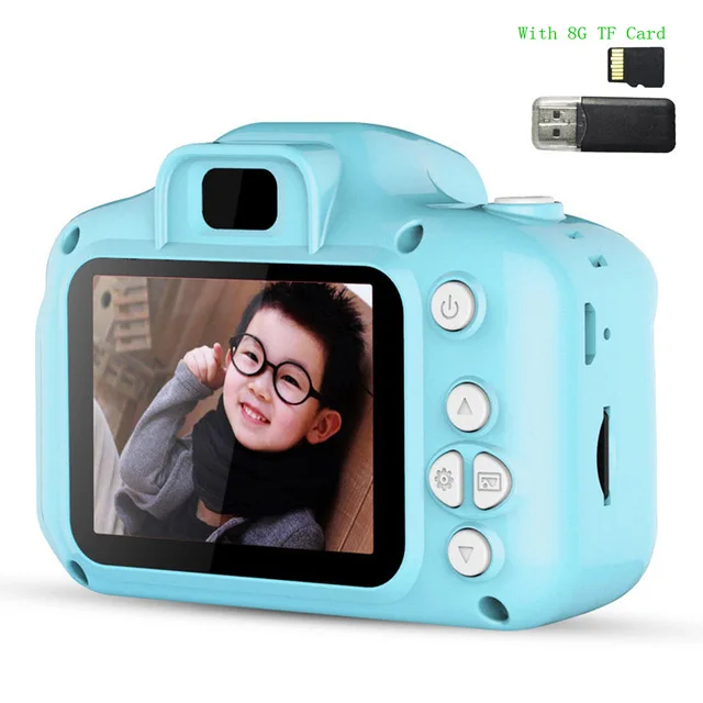 Chargable Digital Mini Camera 2 Inch HD Screen  Kids Cartoon Cute Camera Toys Outdoor Photography Props for Child Birthday Gift 16