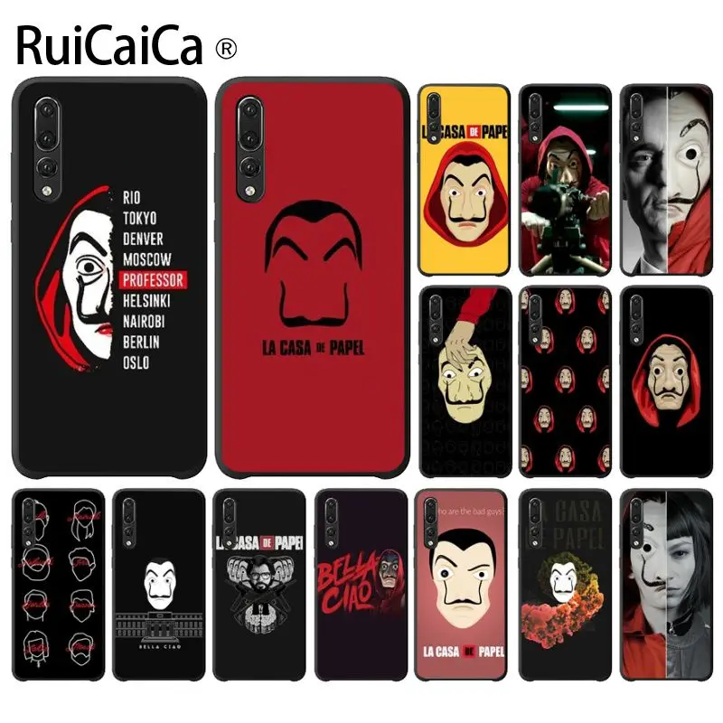 Ruicaica La Casa De Papel Heist Custom Photo мягкий чехол для телефона Haiwei P9 P 10 Plus P20 Por Honor 9 | Мобильные