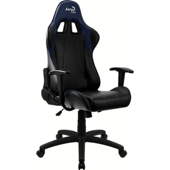 

Game chair aerocool AS100 air, on wheels, PVC/polyurethane, black/blue, (AC100 Black Blue)