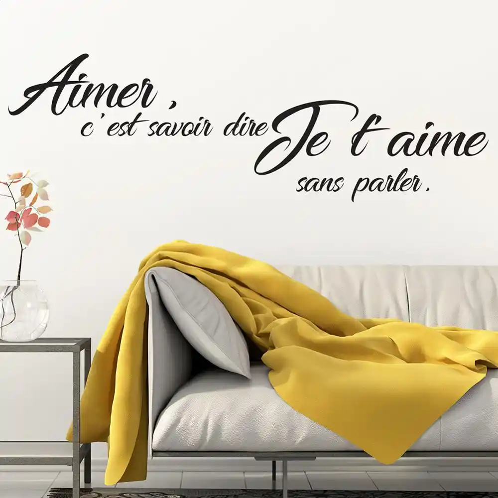 Sticker Citation Aimer C Est Savoir Dire Je T Aime Vinyl Wall Art Decal Bedroom Home Decor Poster Love Quote House Decoration Wall Stickers Aliexpress Sticker Citation Aimer C Est Savoir Dire Je T Aime Vinyl Wall Art Decal Bedroom Home Decor Poster Love Quote House Decoration Wall Stickers Aliexpress