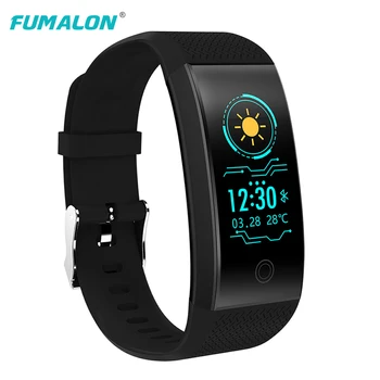 

QW18 Color Screen Smart Bracelet Heart Rate Monitor IP68 Waterproof Fitness Tracker Band Bluetooth 4.0 Sports Wristbands