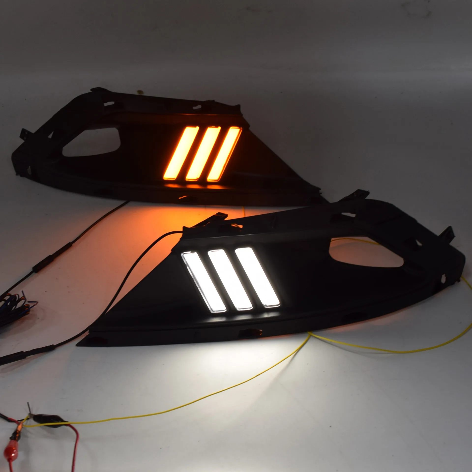 

Suitable for Toyota New Corolla Dual Engine Daytime Running Lamp 17 Corolla Front Fog Lamp Modified LED Daytime Driving