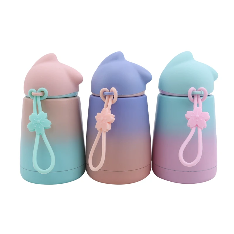 Best 2019 Cute Cartoon Thermos Stainless Steel Insulated Vacuum Flask Thermos Mug Thermal Cup Coffee Tea Water Bottle