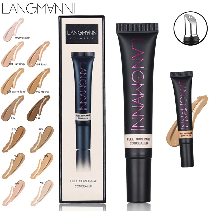 

13 Colors Full Cover Liquid Concealer Eye Dark Circles Cream Makeup Face Corrector Waterproof Make Up Base Cosmetic 10ML TSLM1