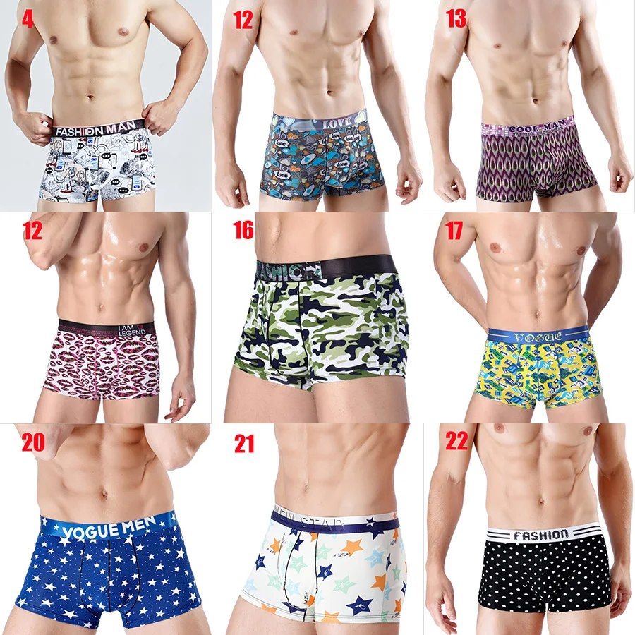 Мужские Мультяшные боксеры мужское шелковое нижнее белье Ethika Calecon Homme мужские