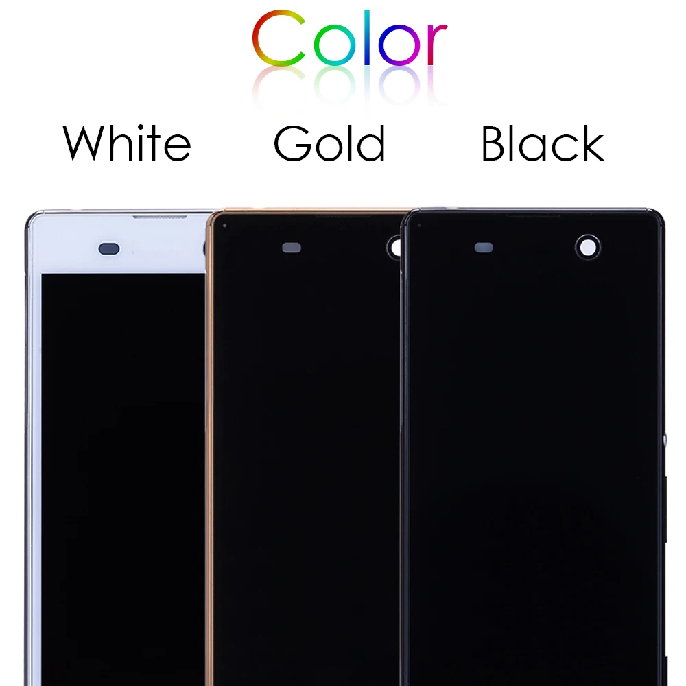 ЖК дисплей 5 0 дюйма для SONY Xperia M5 сенсорный экран с рамкой и дигитайзером в сборе