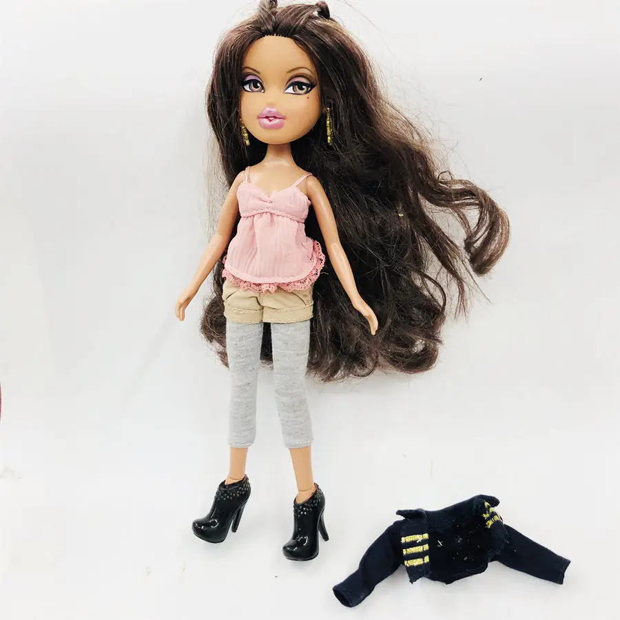 Новинка 23 см оригинальная модная фигурка оригинальная Кукла Bratz YASMIN красные волосы красивая игрушка лучший подарок для ребенка