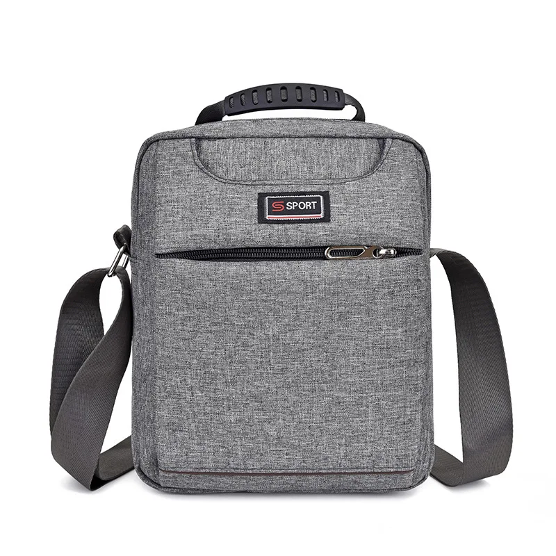 

Men Shoulder Bag Casual Shoulder Bag Canvas Oblique Korean-style Briefcase Solid Color Men's Shoulder Casual Versatile Oblique B