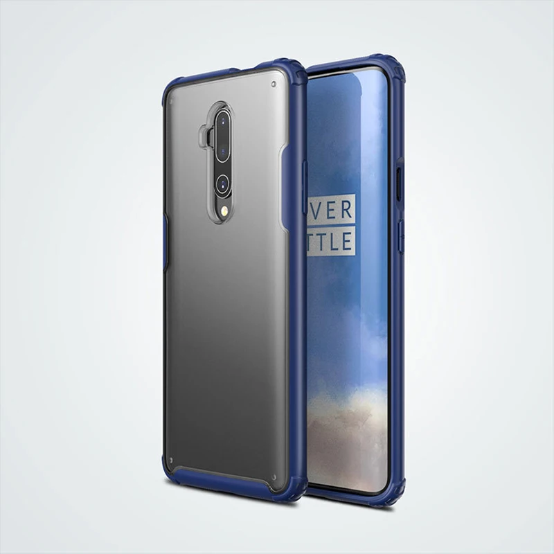 Translucence Matte Business Perfect Fit Case for Oneplus 7T Pro Case Anti-knock Soft TPU Edge Cover For Oneplus 7T Pro Coque