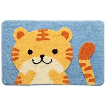 

Cartoon Door Mat Tiger Floormat Shower Room Non-Slip Foot Pad Doorway Bedroom Floor Mat