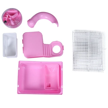 

Hot Hamster Gerbil Mouse Small Pet Cage 2 Storey Levels Floor Water Bottle Wheel