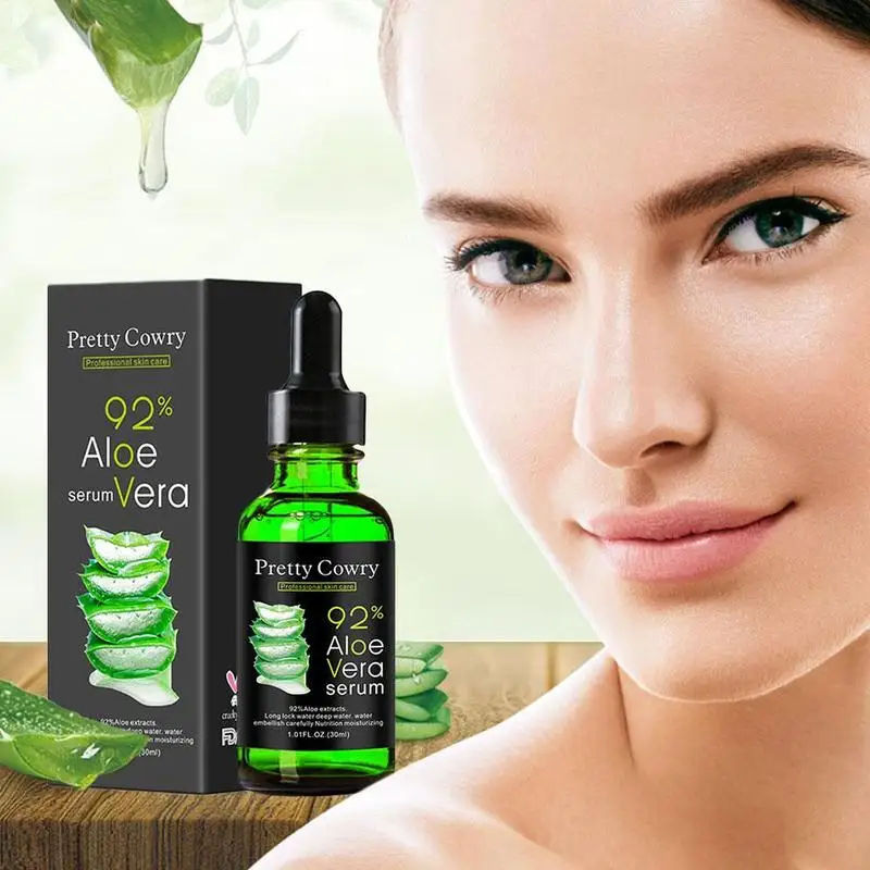 Сыворотка с алоэ вера Pretty Cowry эссенция для удаления акне и пятен отбеливающая
