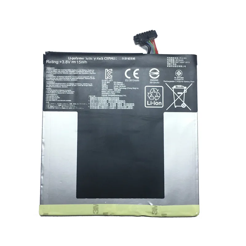Tablet Li-Polymer Battery For ASUS Fone Pad 7 ME375C FE375 FE375CXG K019 Replacement C11P1402 3910mAh | Мобильные телефоны и