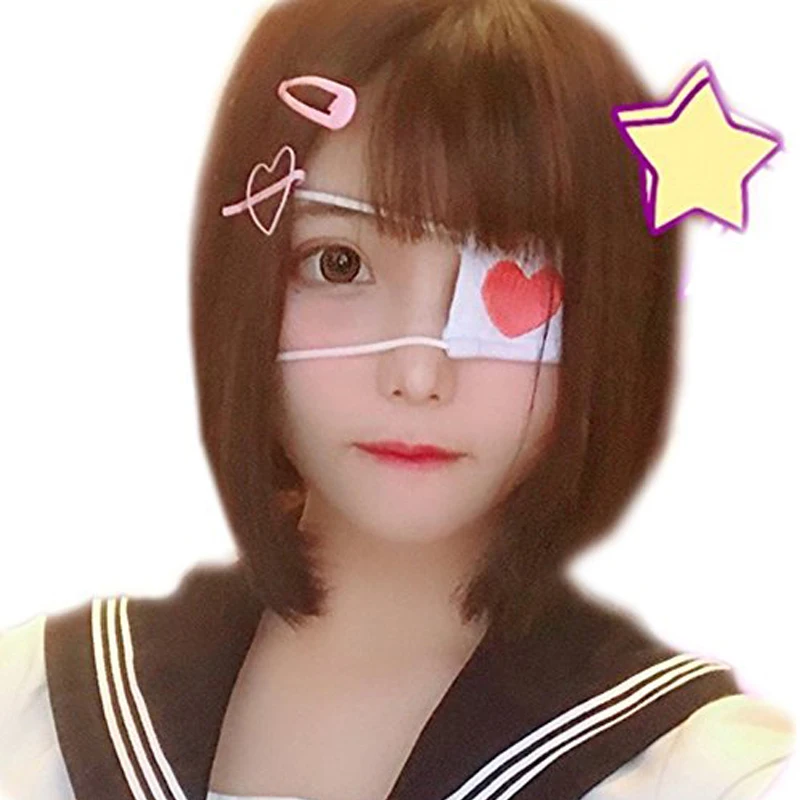 Cyuunibyou Demo Koigashitai аниме маска на глаза для косплея Лолита девушки глаз патч