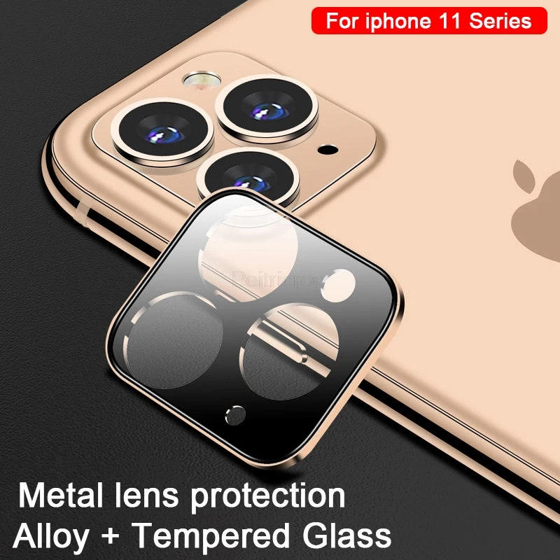 Объектив камеры полное покрытие iPhone 11 Pro MAX XS камера защитное металлическое